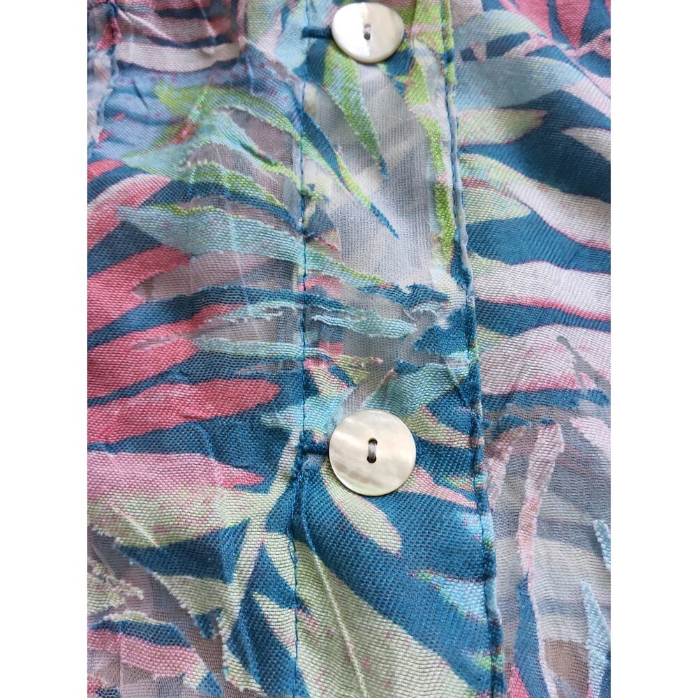 Ruby Rd Palm Print Jacket 14 - Picture 6 of 10